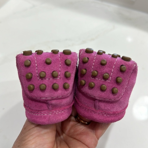 France’s Valentine Charlie Loafer pink suede drivers size 6 1/2 - Picture 10 of 10
